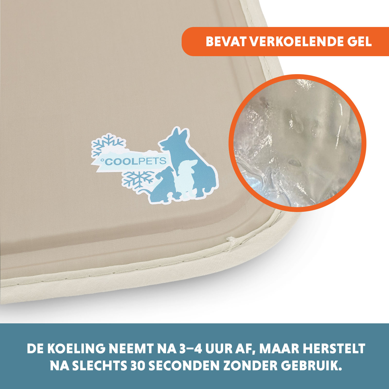 Coolpets Gel Cooling Mat Beige S