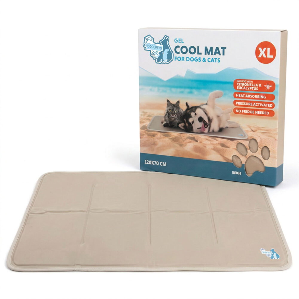 Coolpets Gel Cooling Mat Beige XL