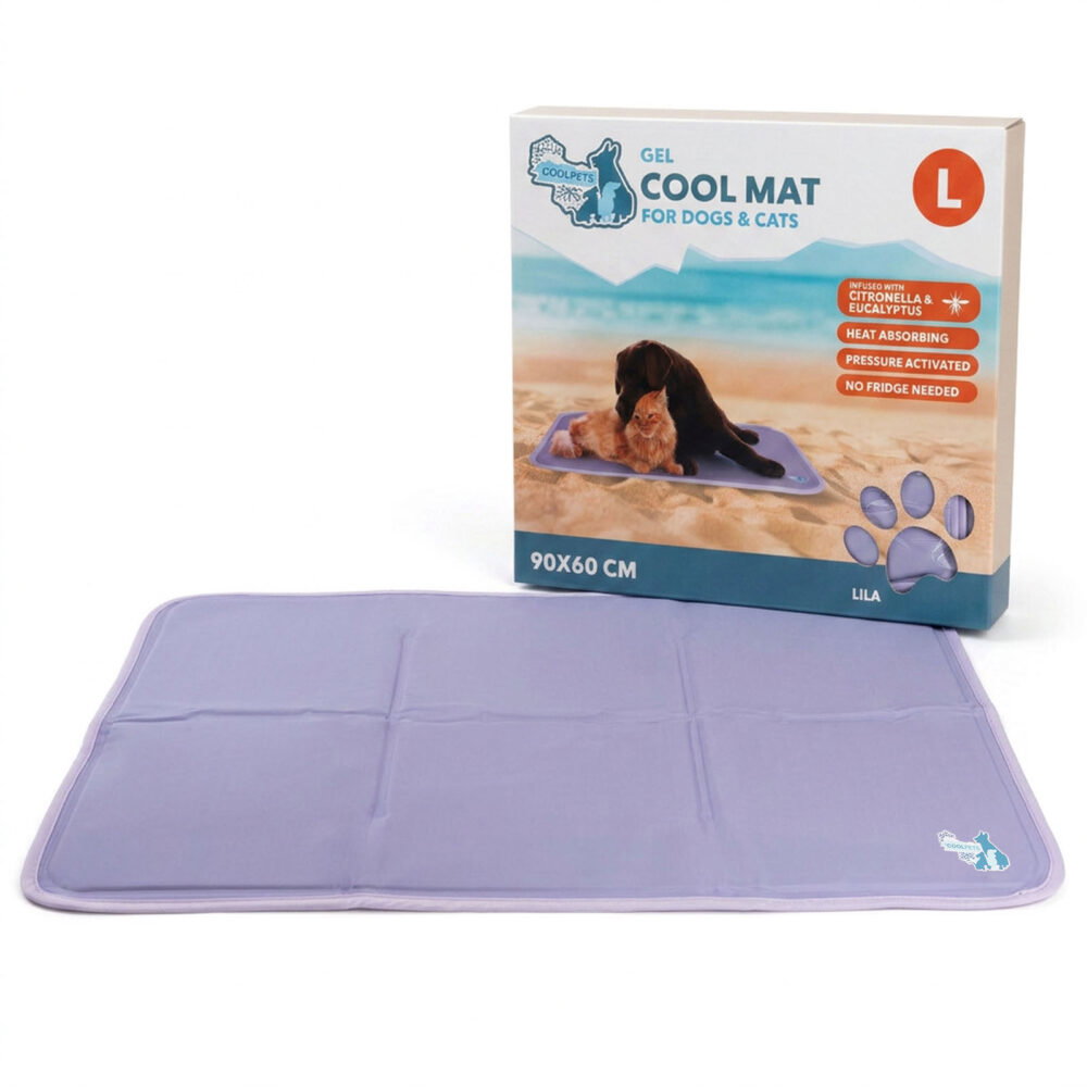 Coolpets Gel Cooling Mat Lila L
