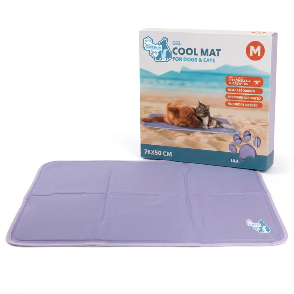 Coolpets Gel Cooling Mat Lila M
