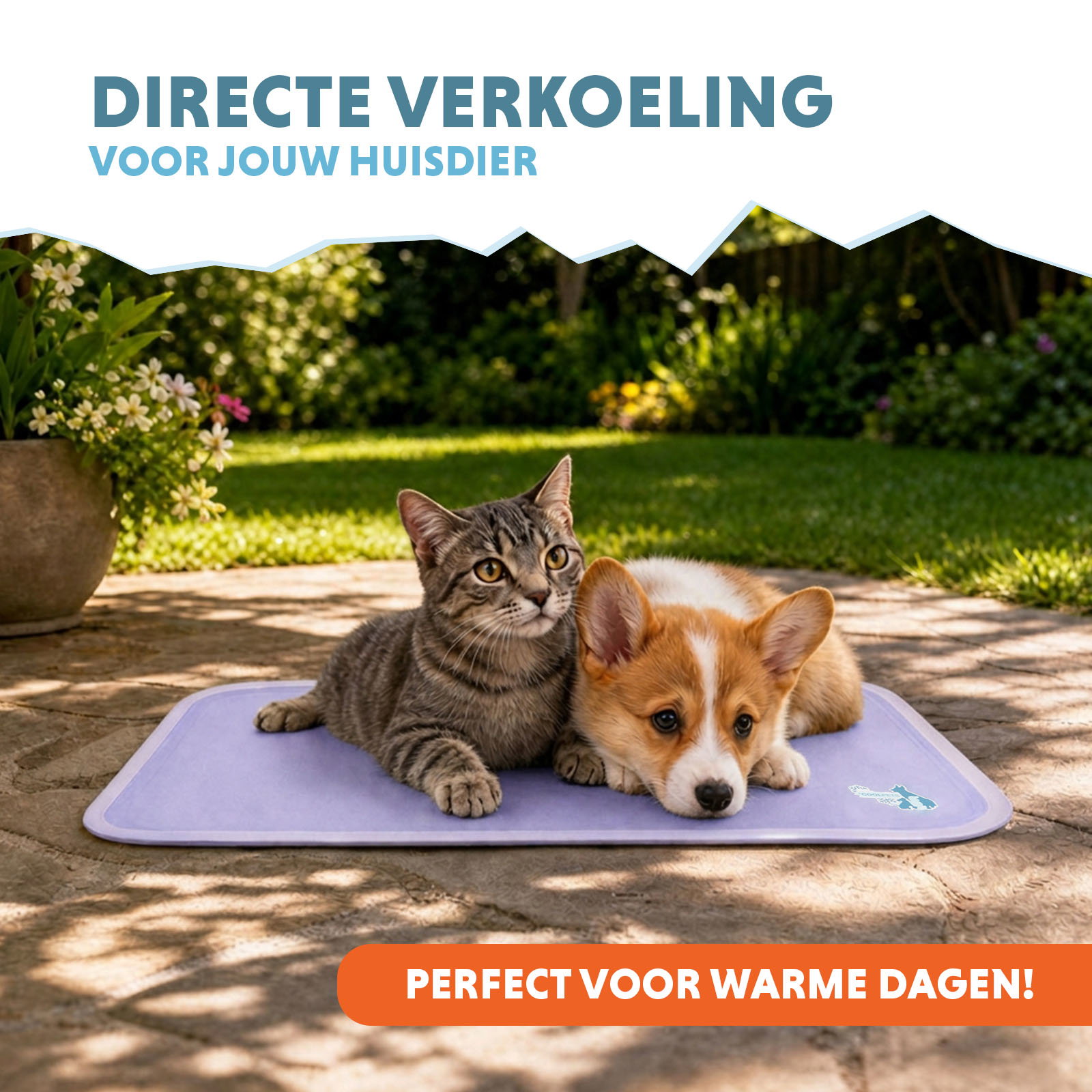 Coolpets Gel Cooling Mat Lila S