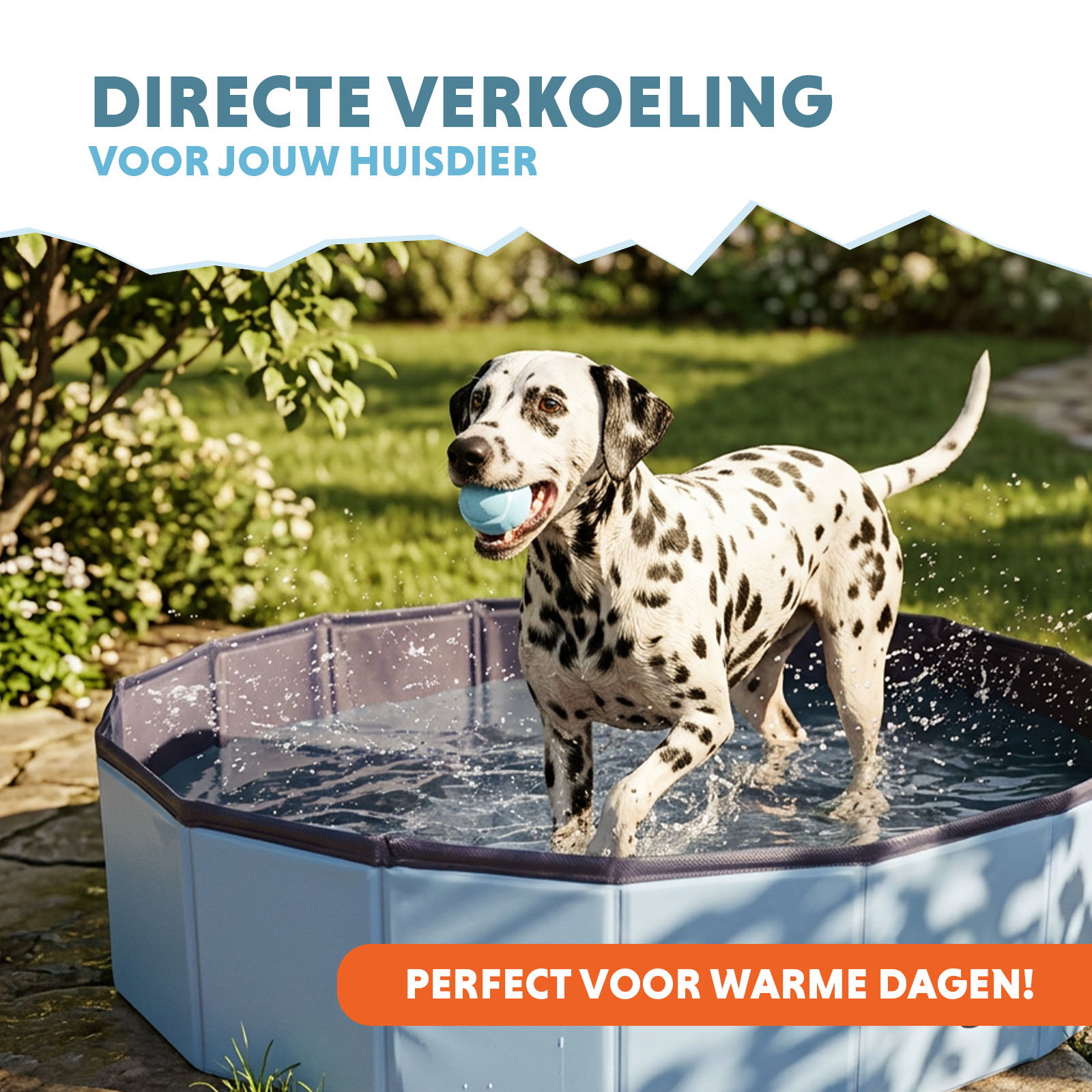 CoolPets Splash Dog Pool ø 80 x 20 cm