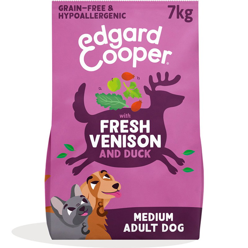 Edgard & Cooper Adult Verse Hert / Scharreleend Graanvrij