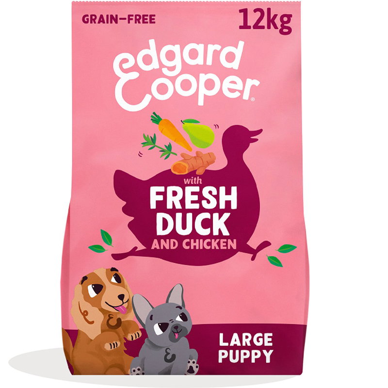 Edgard & Cooper Puppy Verse Scharreleend / Kip Graanvrij