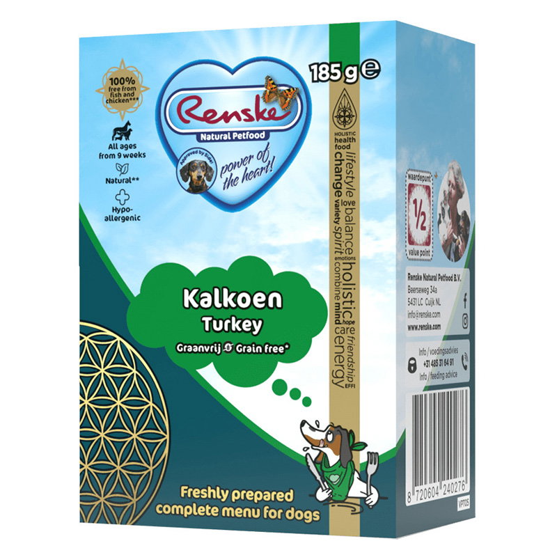 Renske Vers Bereide Maaltijd Kalkoen Graanvrij 24x195gr