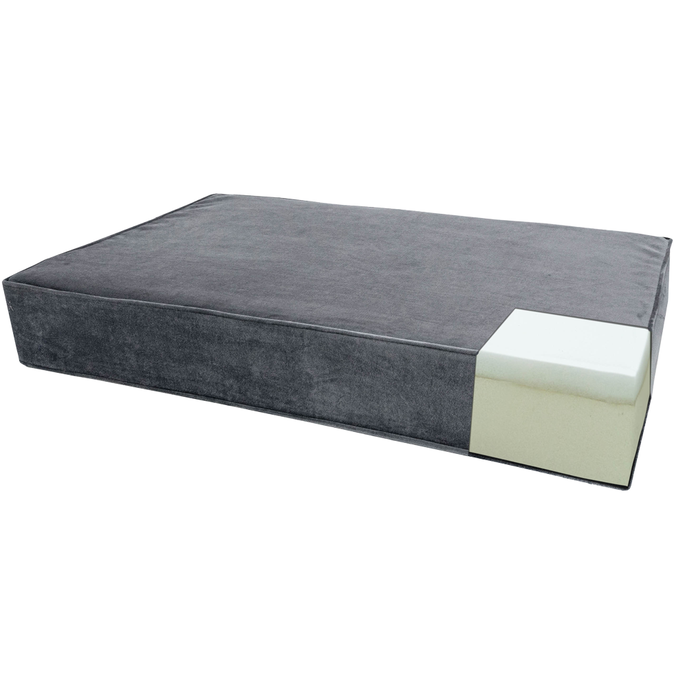 Madison Orthopedisch Kussen Velvet Geel S