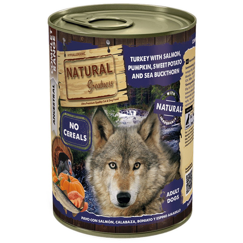 Natural Greatness Turkey / Salmon / Pumpkin / Sweet Potato 400gr