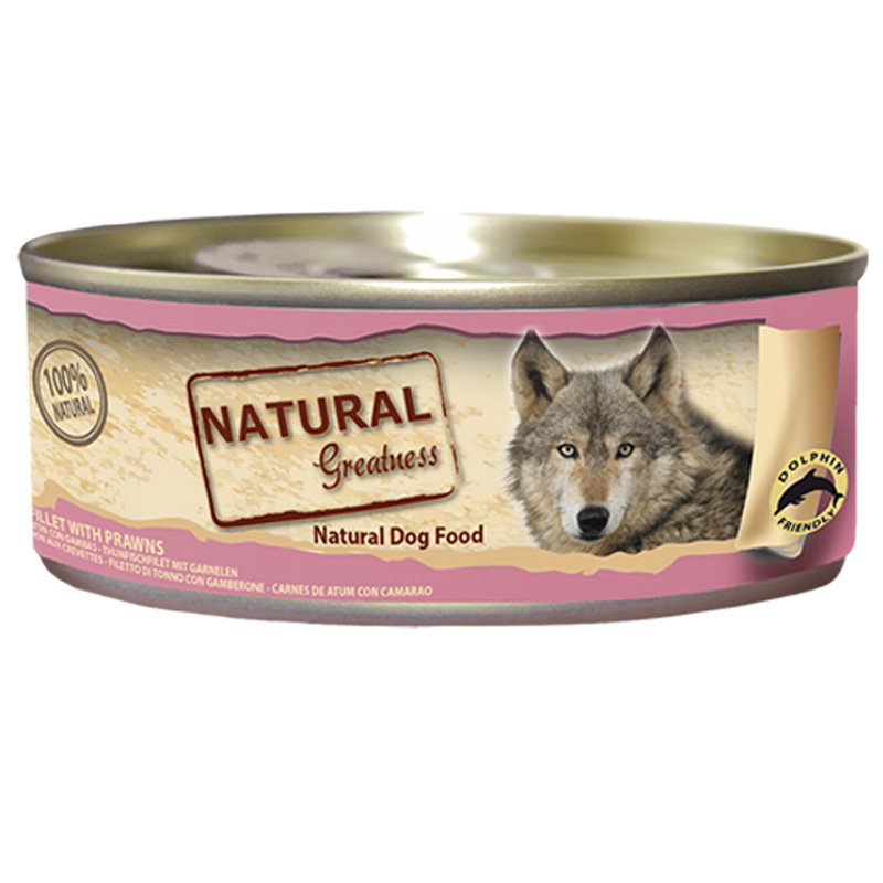 Natural Greatness Tuna Filet / Prawns 156gr