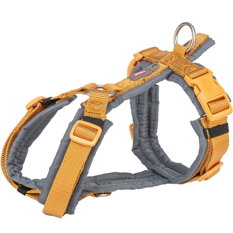 Trixie Hondentuig Premium Trekking Curry Geel / Grafiet Grijs