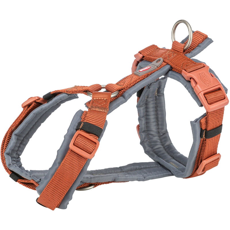 Trixie Hondentuig Premium Trekking Roest Bruin / Grafiet Grijs