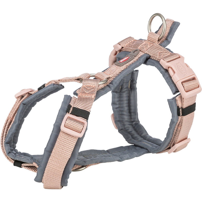 Trixie Hondentuig Premium Trekking Blush Roze / Grafiet Grijs
