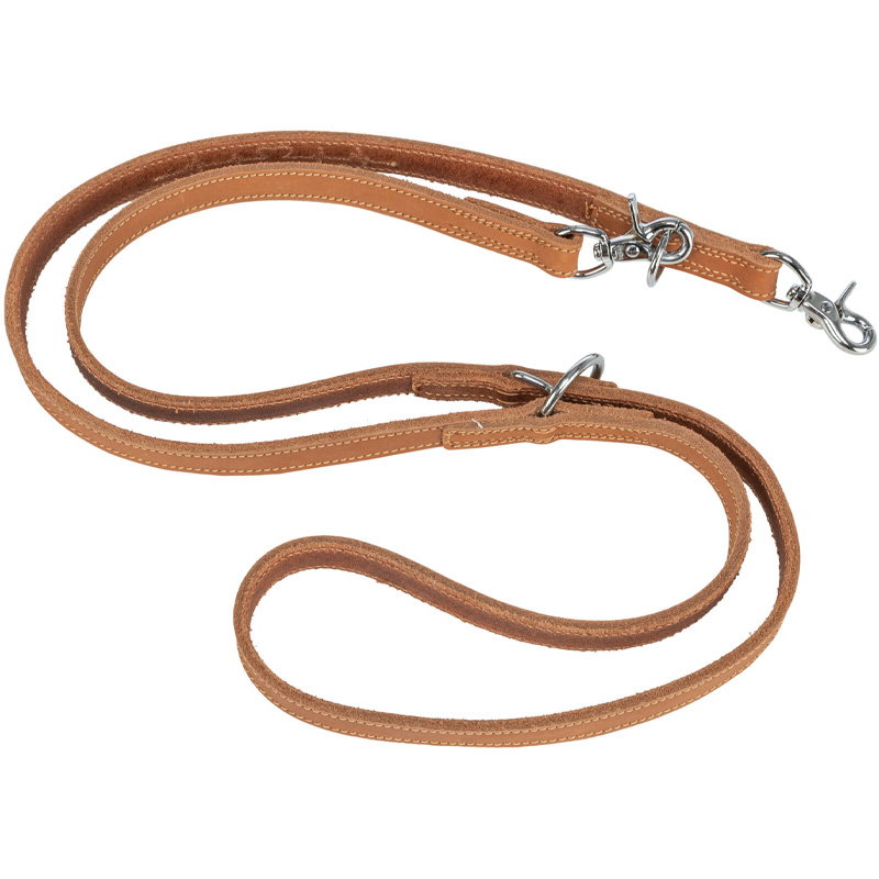 Trixie Hondenriem Rustic Heartbeat Verstelbaar Vetleer Bruin