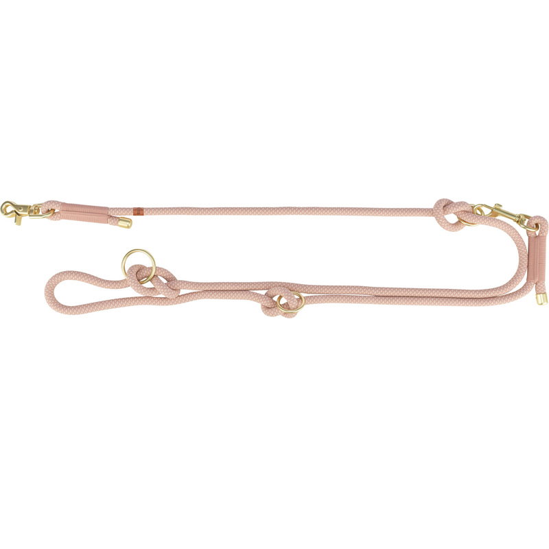 Trixie Soft Rope Hondenriem Verstelbaar Roze / Licht Roze