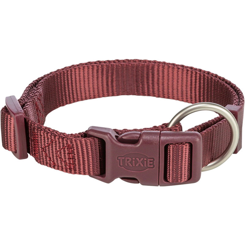 Trixie Halsband Hond Premium Sangria Rood