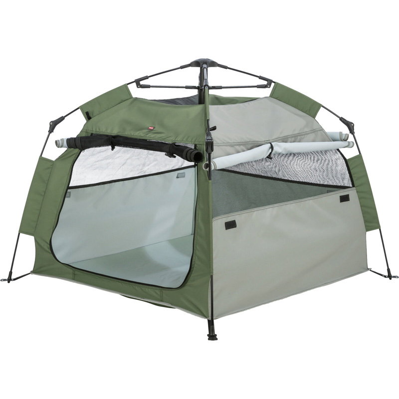 Trixie Hondentent Pop-Up Olijfgroen / Beige