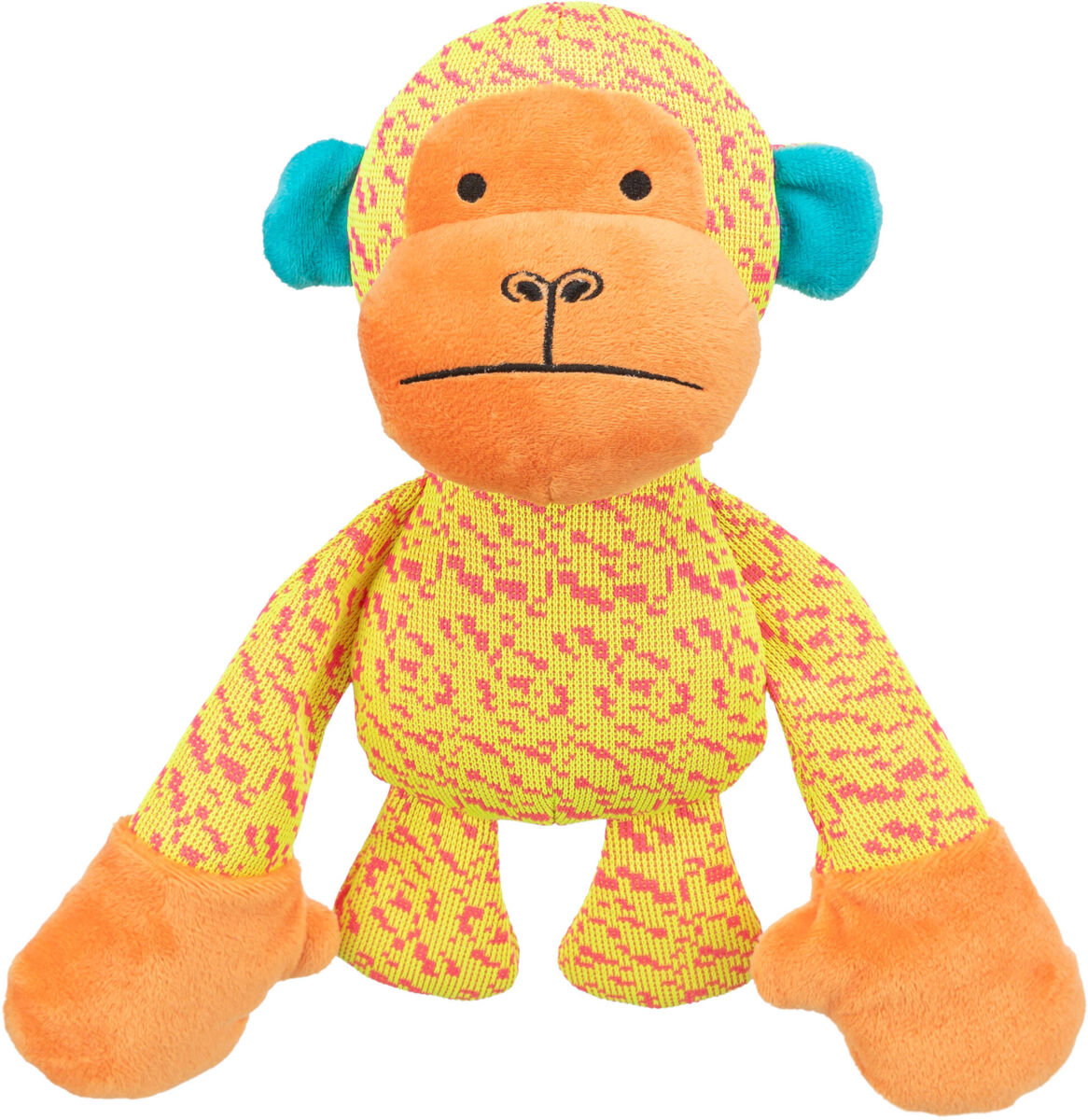 Trixie Aap Stof Geel / Oranje