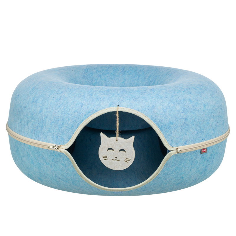 Trixie Speeldonut Vilt Blauw 60X60 Cm