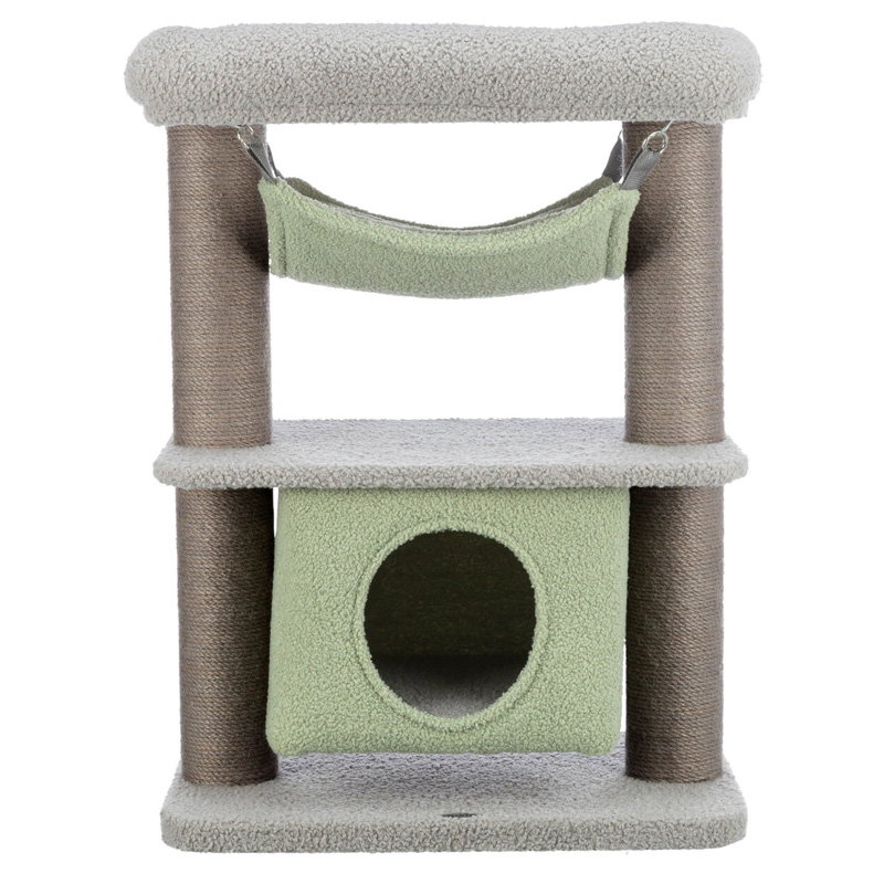 Trixie Kitten Krabpaal Lunito Grijs / Mintgroen