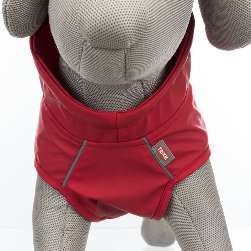 Trixie Regenjas Hond Vimy Rood