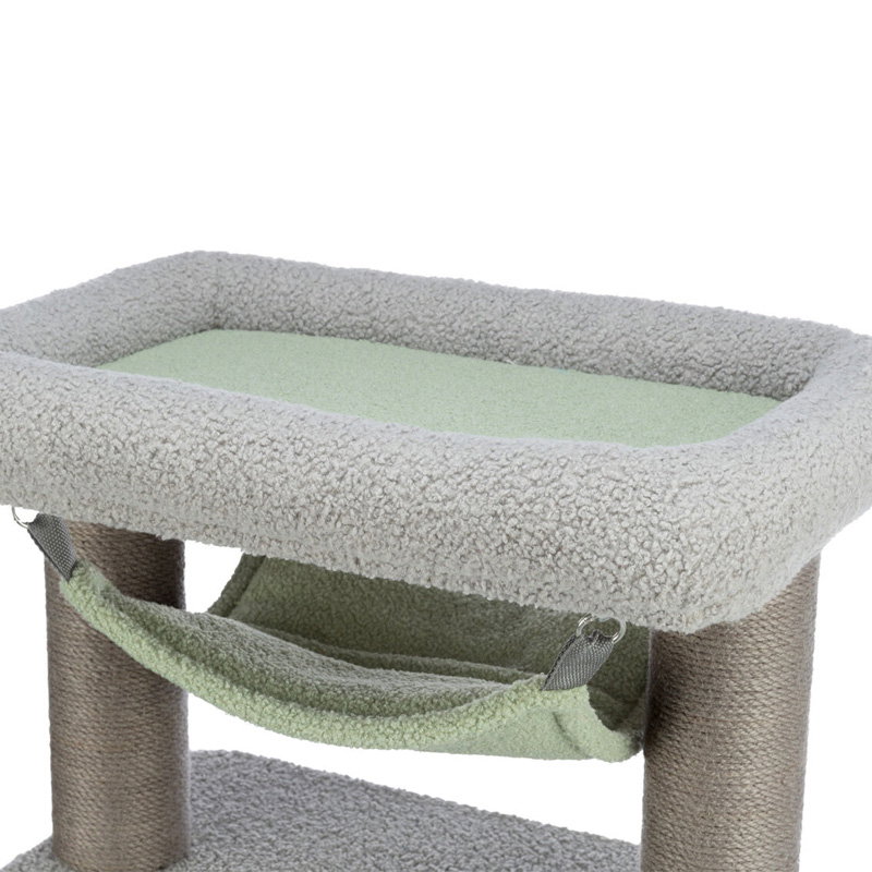 Trixie Kitten Krabpaal Lunito Grijs / Mintgroen