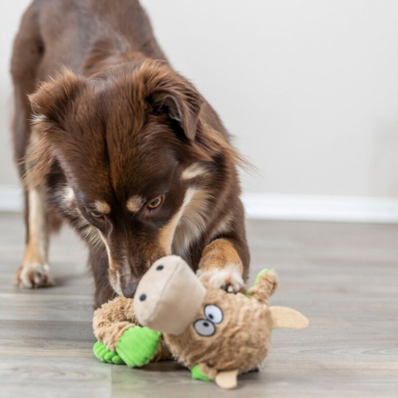 Trixie Hondenspeelgoed Koe Pluche Touw