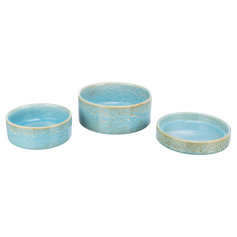 Trixie Voerbak / Drinkbak Keramiek Blauw