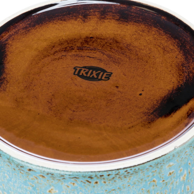 Trixie Voerbak / Drinkbak Keramiek Blauw
