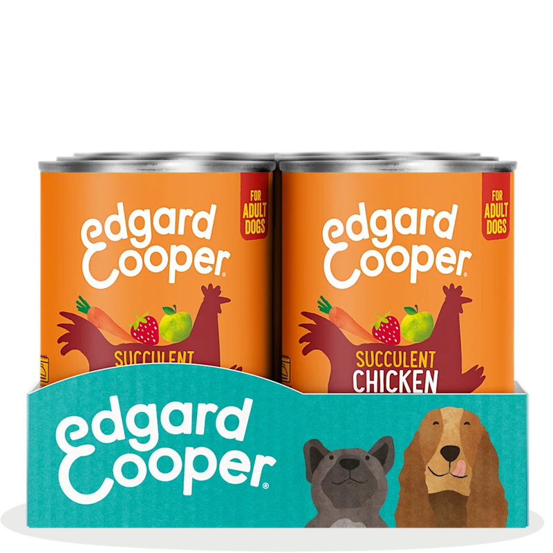 Edgard & Cooper Kip / Kalkoen Blik Graanvrij 6x400gr