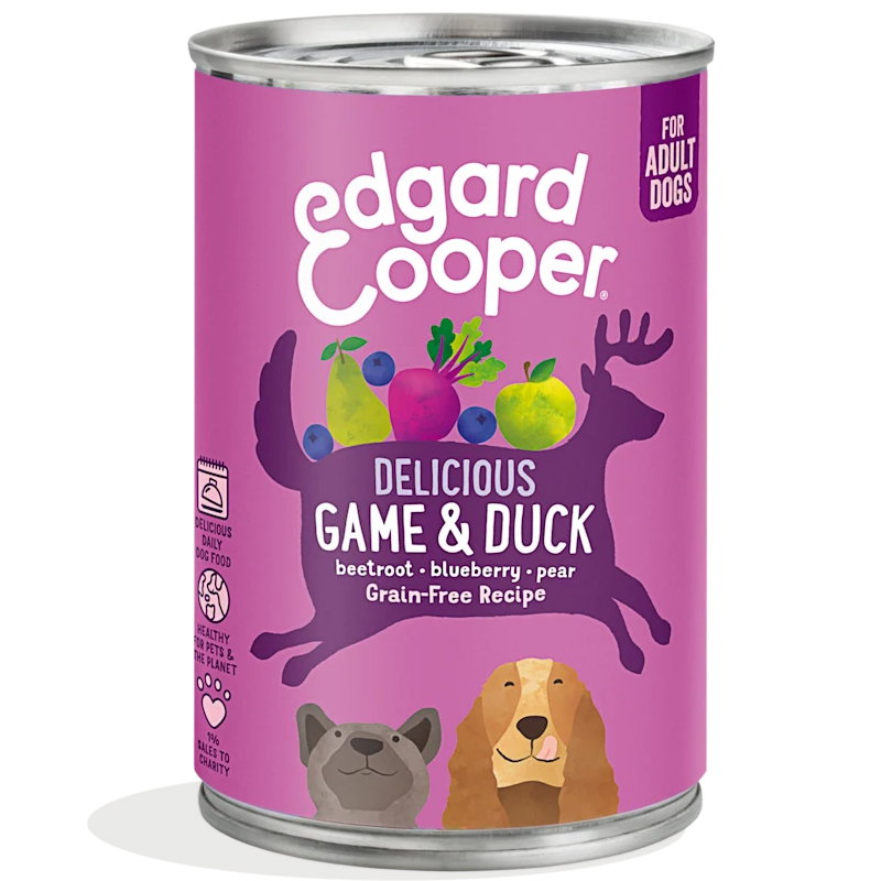 Edgard & Cooper Wild / Eend Blik Graanvrij 6x400gr