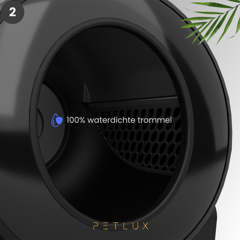 Petlux V3 Automatische Kattenbak Zwart