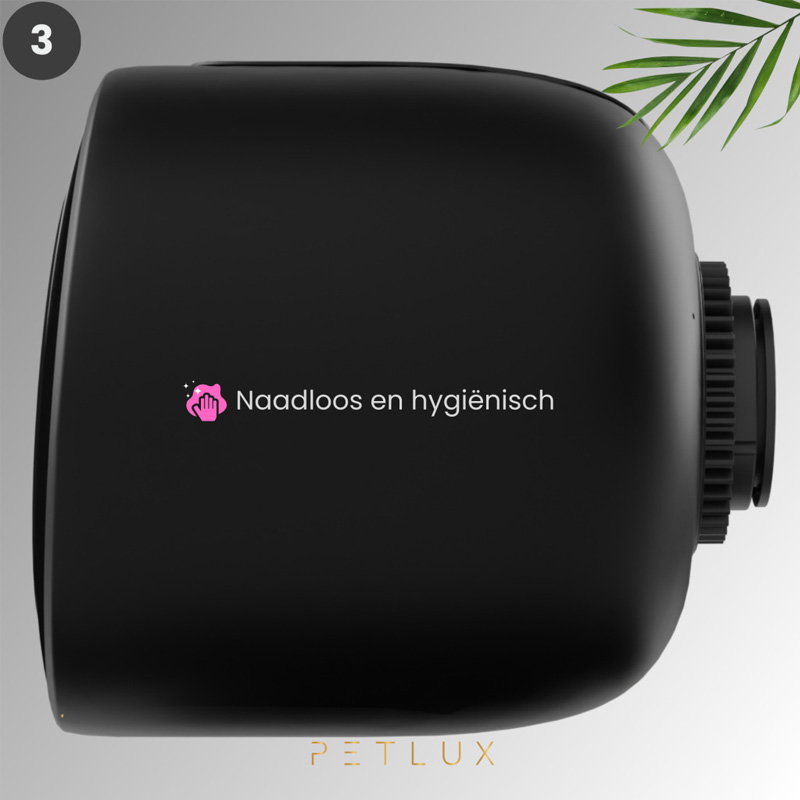 Petlux V3 Automatische Kattenbak Zwart