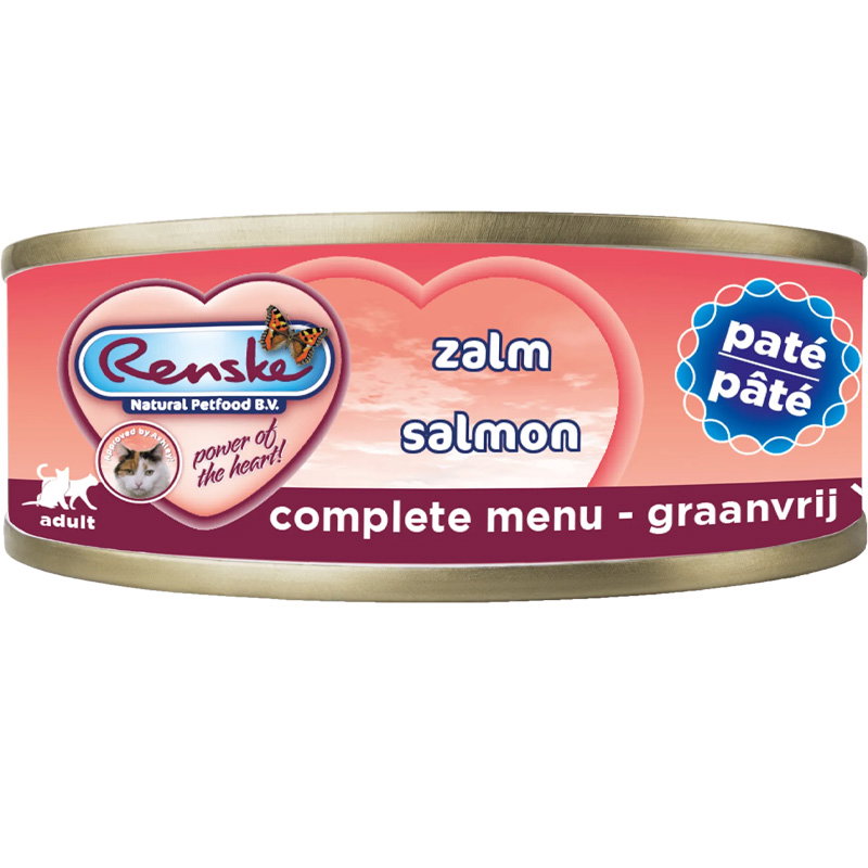 Renske Kat Vers Bereid Pate Zalm Graanvrij 24x70gr