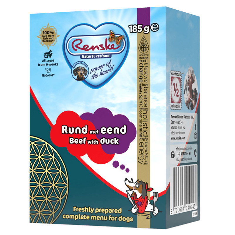 Renske Vers Bereide Maaltijd Rund / Eend 24x185gr