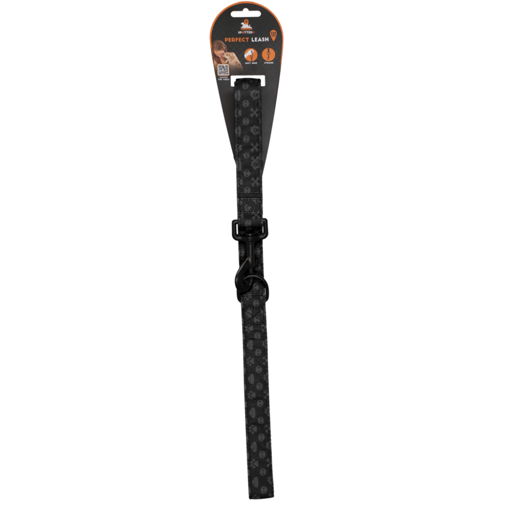 Spotted! Pro Perfect Leash 120 cm Donker Grijs