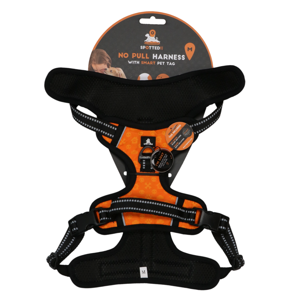 Spotted! Pro No Pull Harnas Oranje M