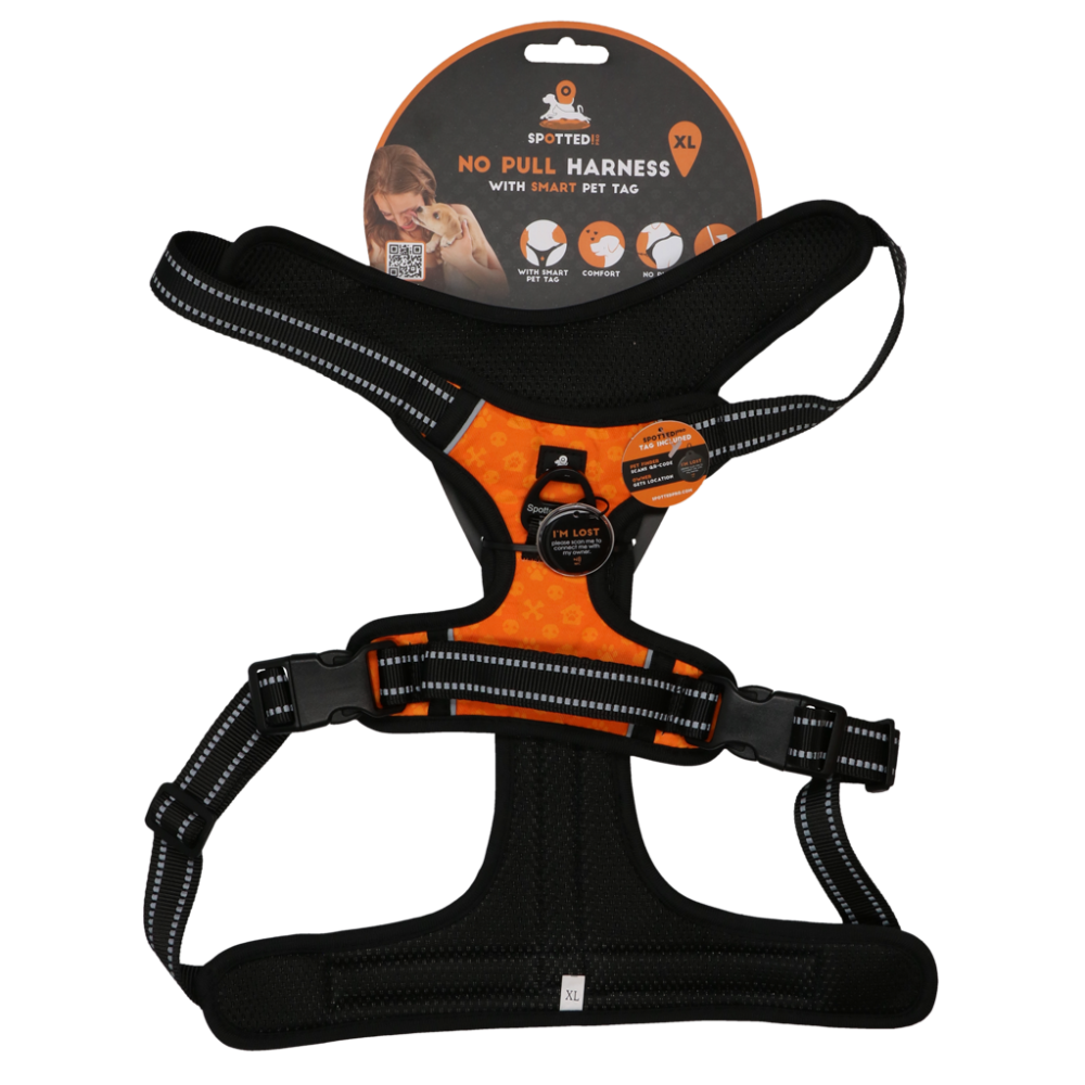 Spotted! Pro No Pull Harnas Oranje XL