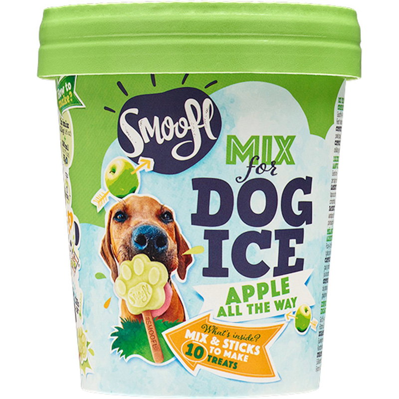 Smoofl Ijsmix Voor Honden Appel