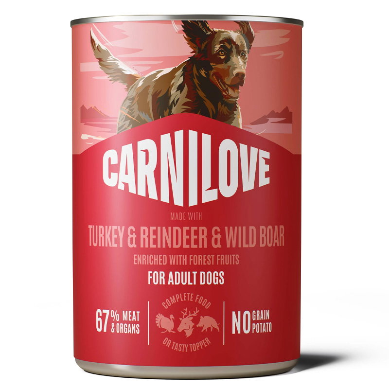 Carnilove Can Venison / Reindeer 6x400gr