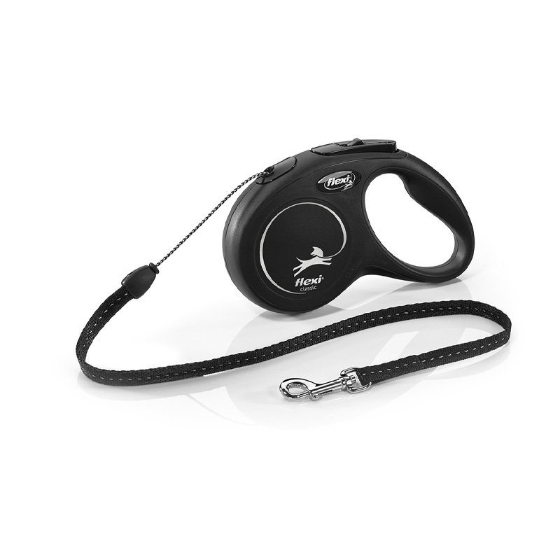 Flexi Rollijn Classic Cord Zwart