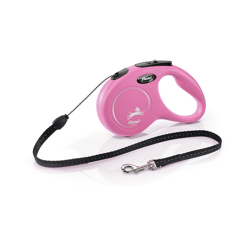 Flexi Rollijn Classic Cord Roze