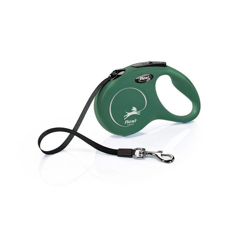 Flexi Rollijn Classic Tape Olijfgroen