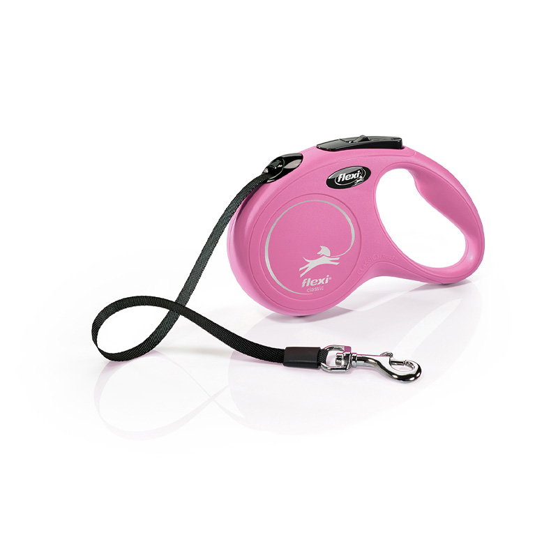 Flexi Rollijn Classic Tape Roze