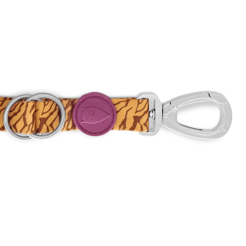 Morso Hondenriem Verstelbaar Gerecycled Jungle Drum Oranje