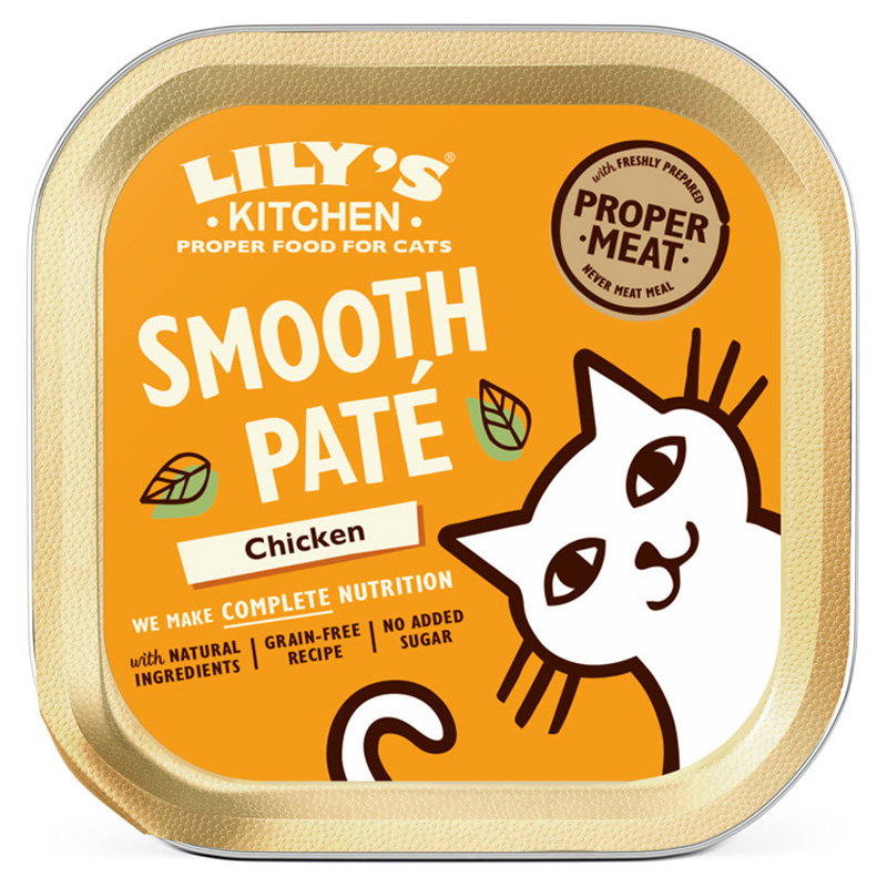 Lily's Kitchen Cat Smooth Pate Chicken 19x85gr