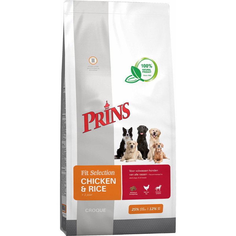 Prins Fit Selection Kip / Rijst 14kg