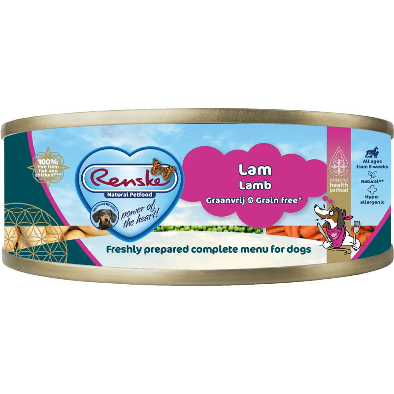 Renske Hond Vers Vlees Lam Graanvrij 24x95gr