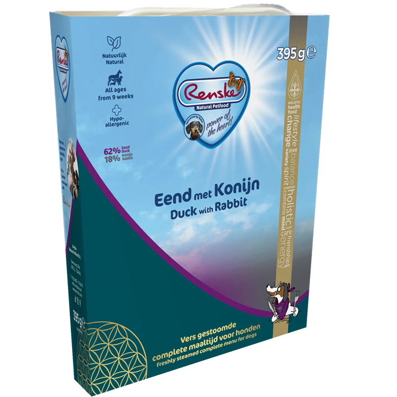 Renske Vers Vlees Eend / Konijn 10x395gr