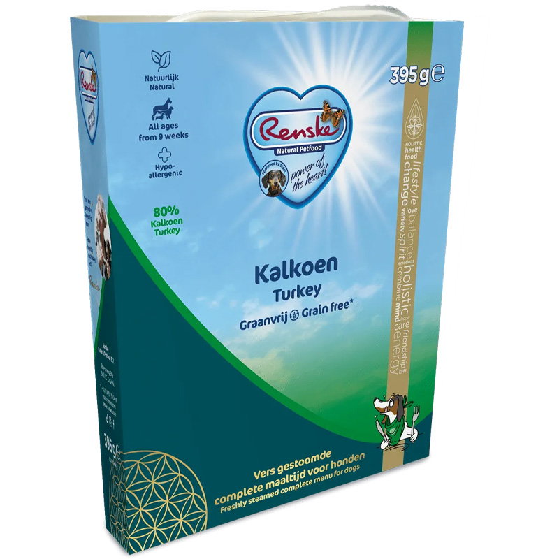 Renske Vers Vlees Kalkoen Graanvrij 10x395gr