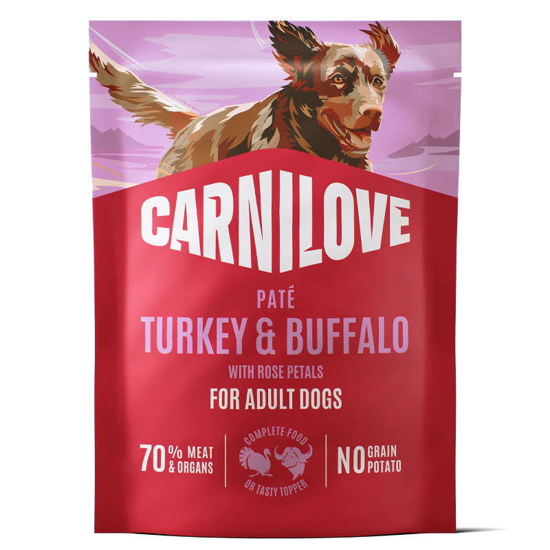 Carnilove Pouch Turkey / Buffalo / Rose Petals 12x300gr