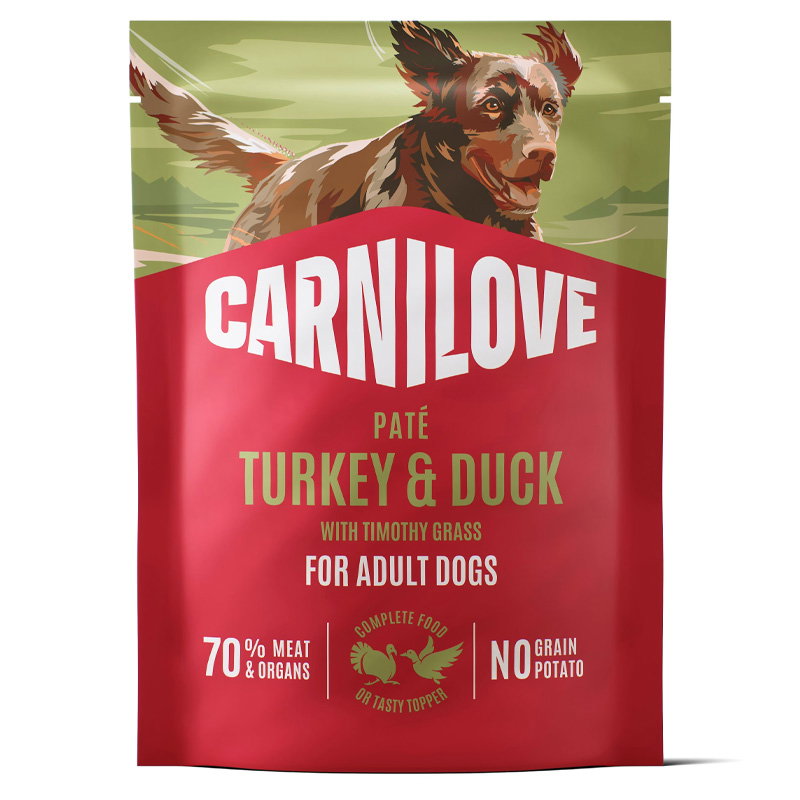 Carnilove Pouch Turkey / Duck / Timothy Grass 12x300gr